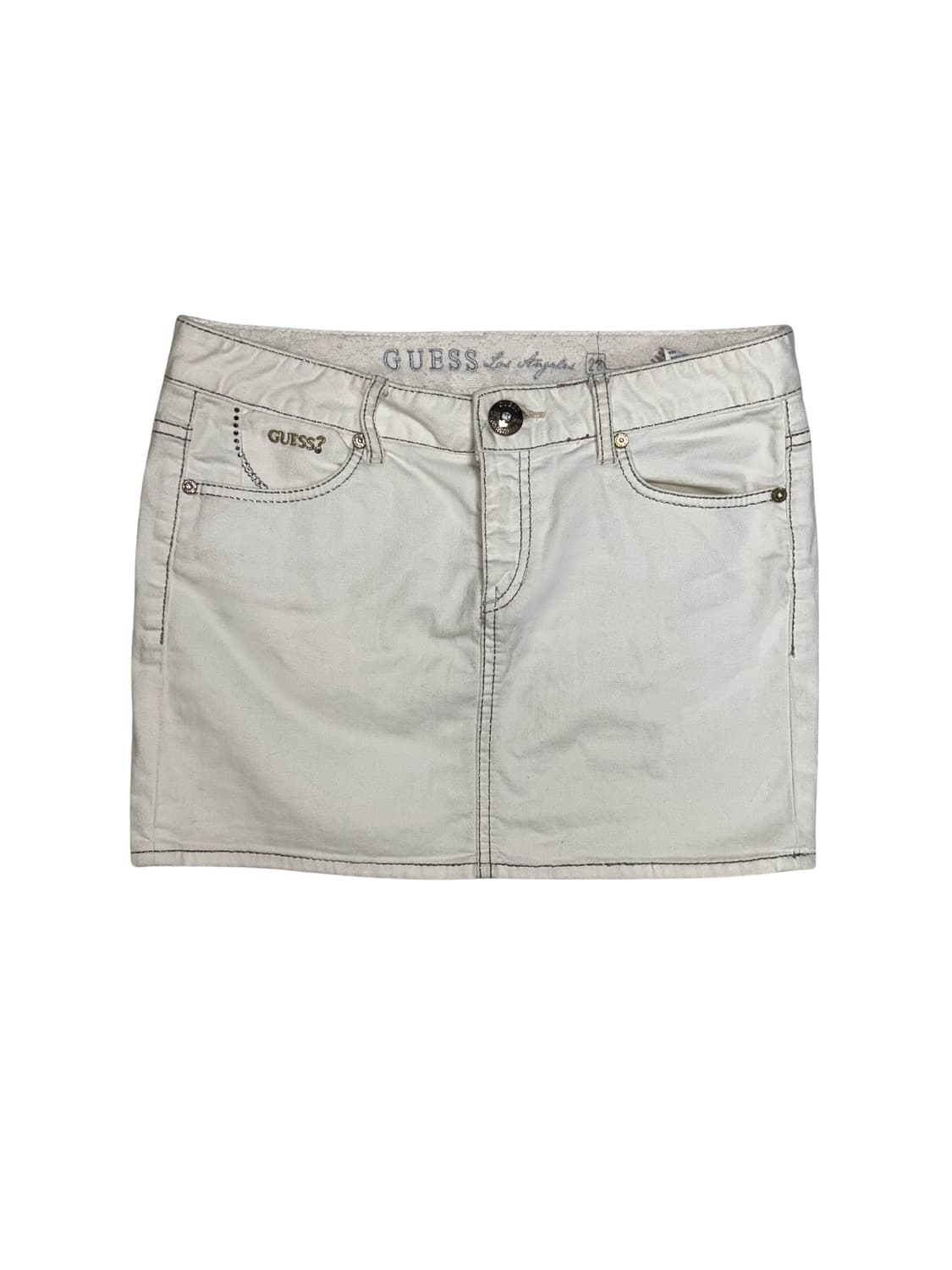 Vintage white guess skirt 빈티지 게스 스커트 상품이미지2