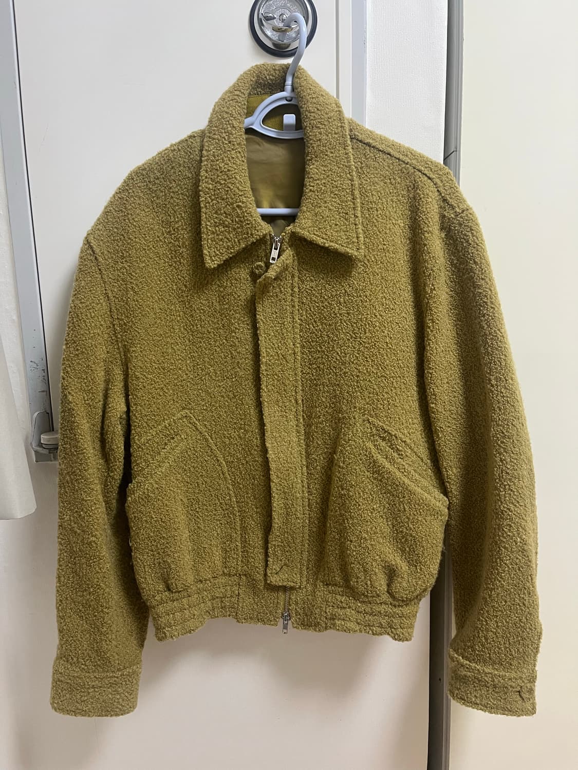 [48] 엘무드 부클 블루종 점퍼 키위 상품이미지1