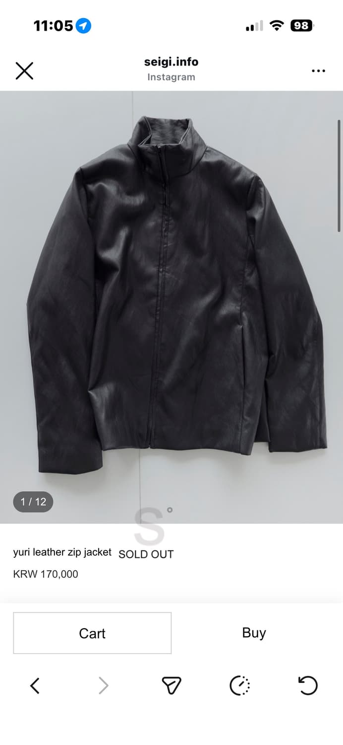 Seigi yuri leather jacket 상품이미지3