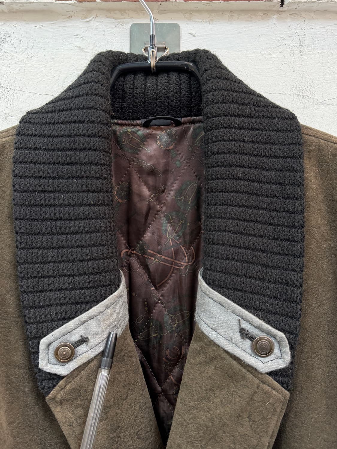 Altnian uomo 빈티지 비건스웨이드 봄버자켓 M 상품이미지8