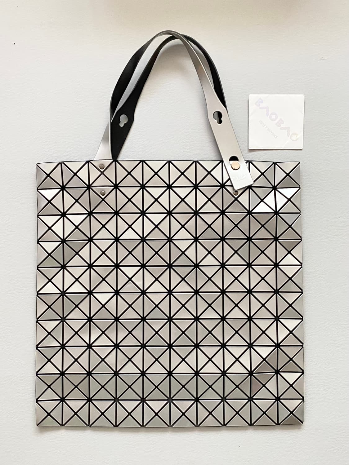 (정품) [바오바오] (BAOBAO) 루센트 라지 토트백 실버 상품이미지1