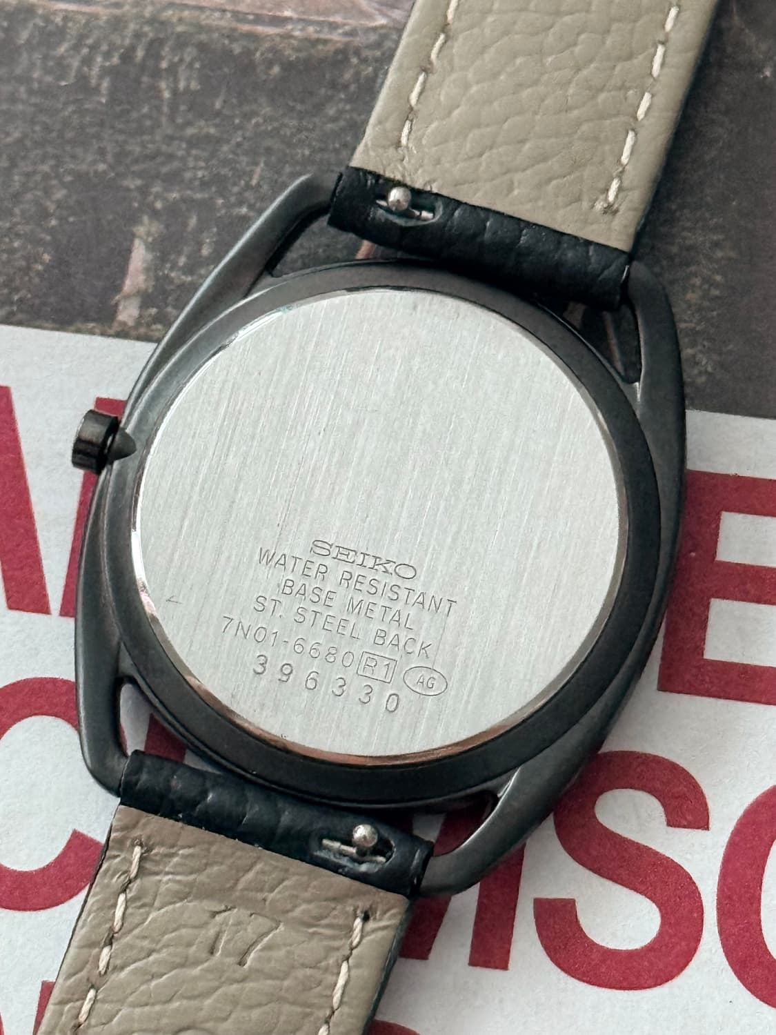 Seiko 세이코 쿼츠 에비뉴 1993 블랙 상품이미지6