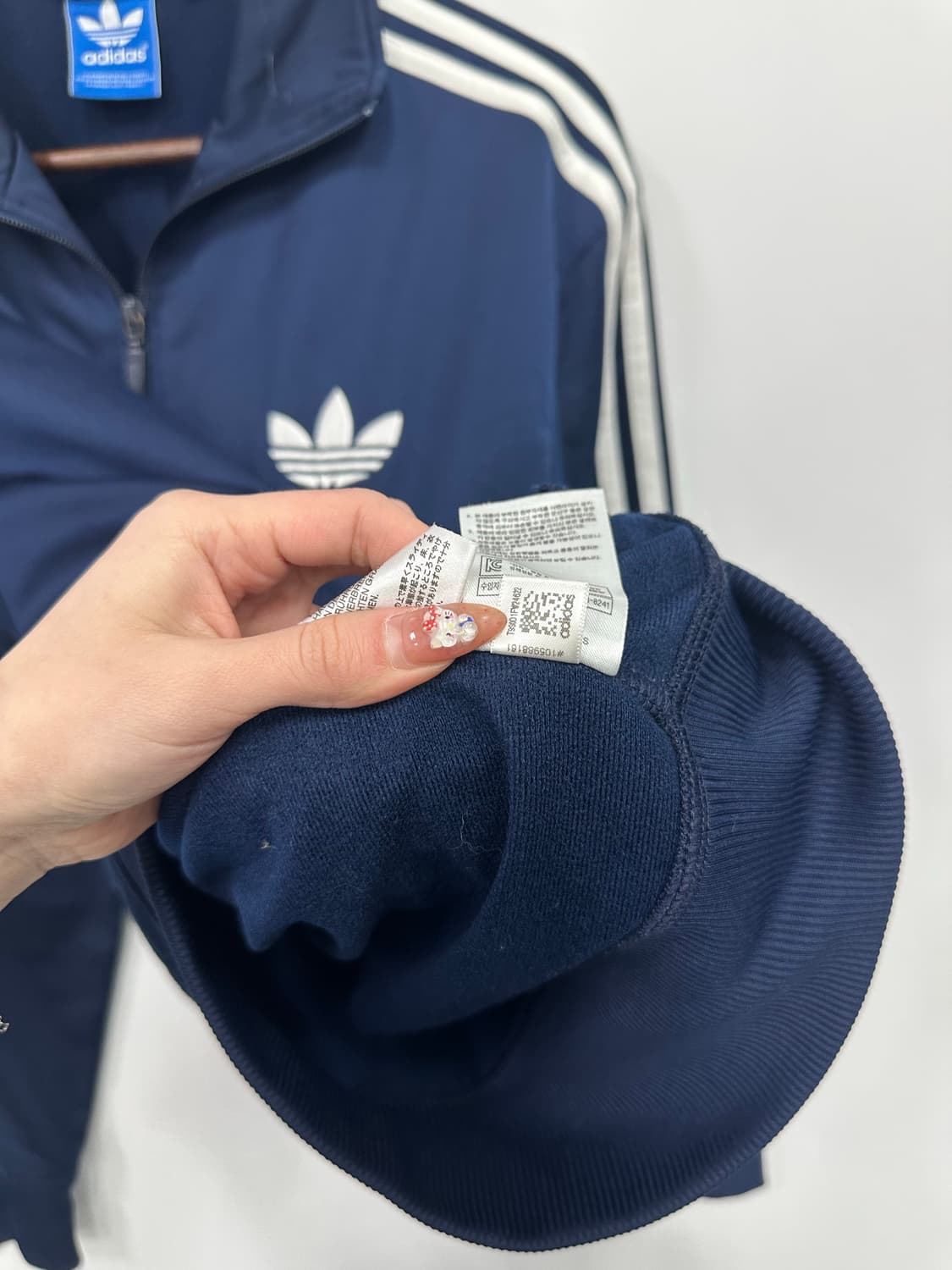 아디다스 네이비 구파이어버드 져지 트랙탑  상품이미지4