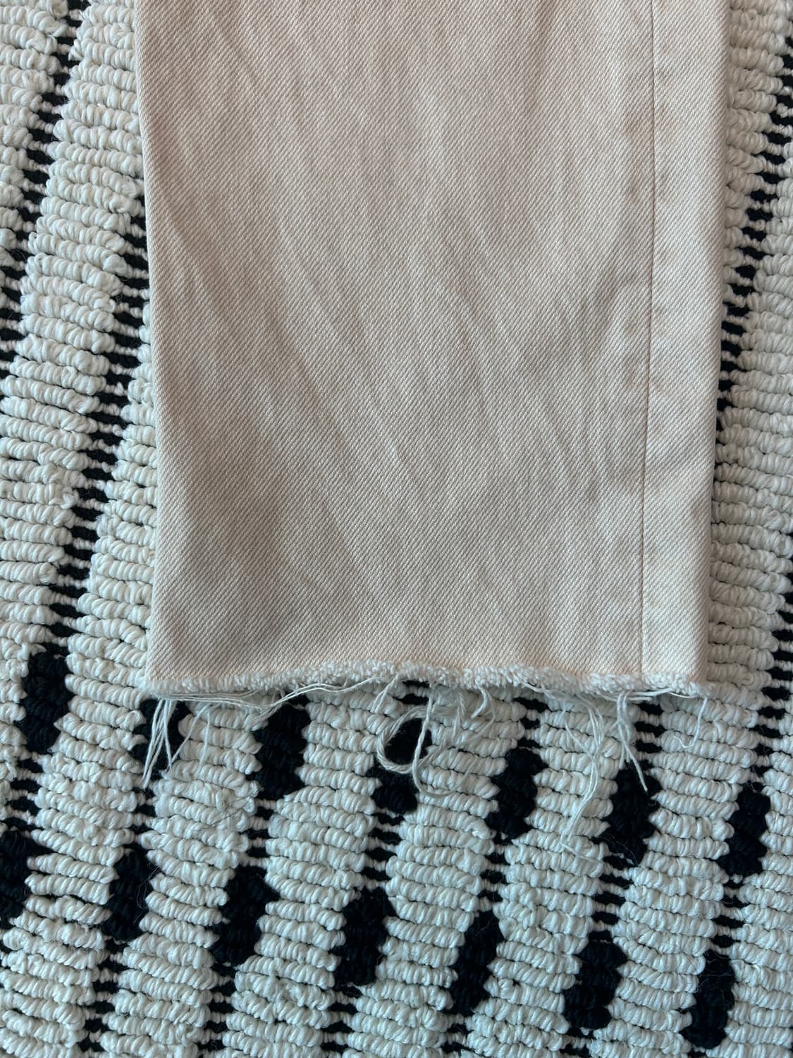 Zara 여성 크림 코튼 팬츠 상품이미지4