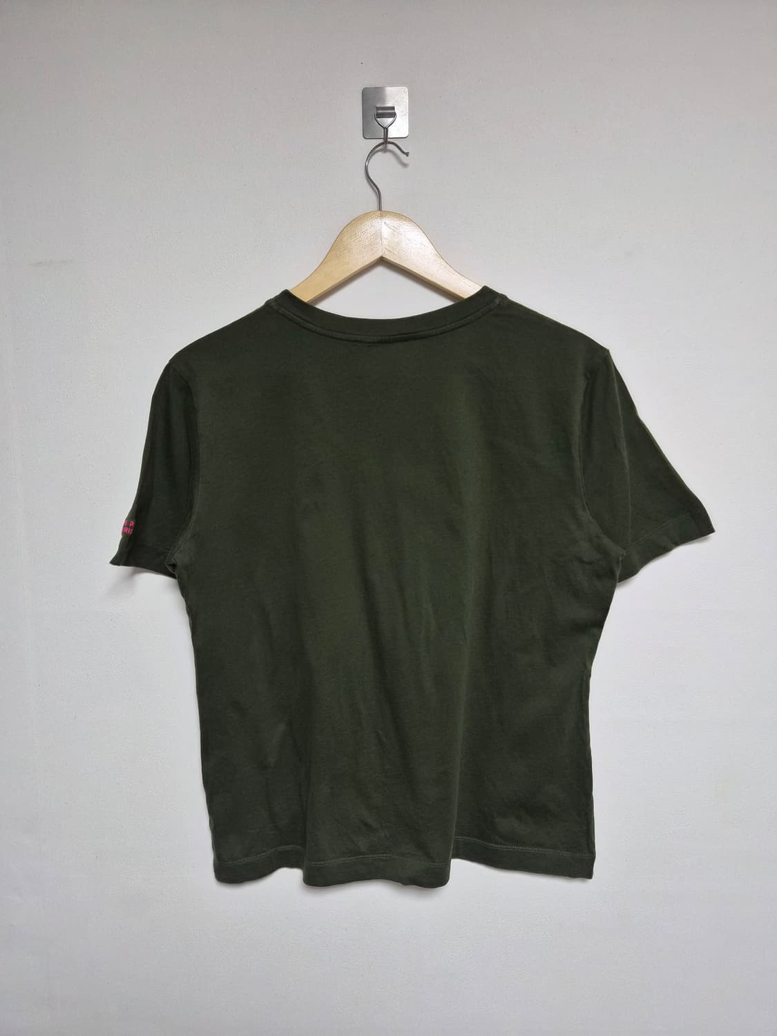 클라우디피에로 카키 반팔 티셔츠 Free사이즈 - T76 상품이미지2