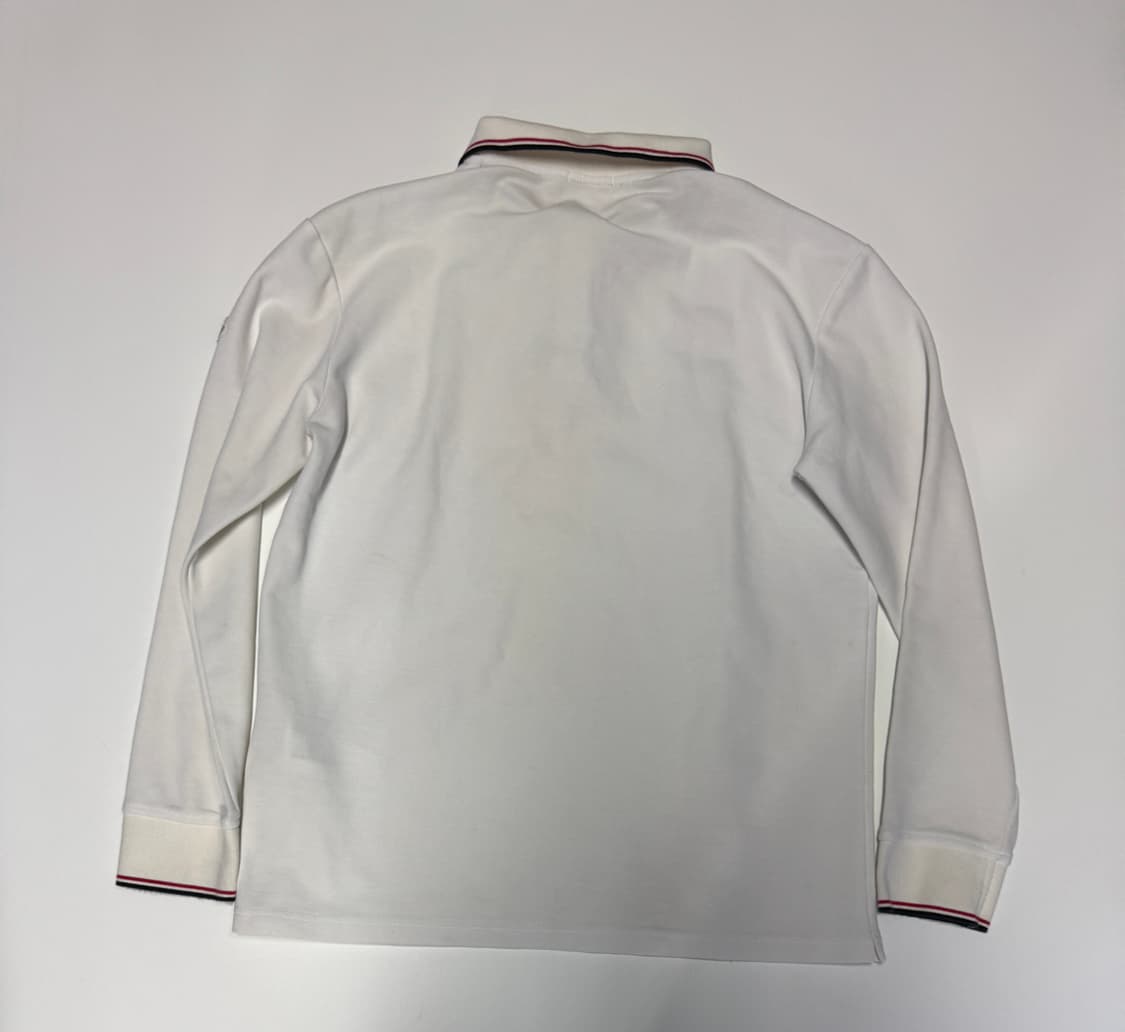 몽클레어 커스텀 리메이크 화이트 긴팔 카라티 M 상품이미지2