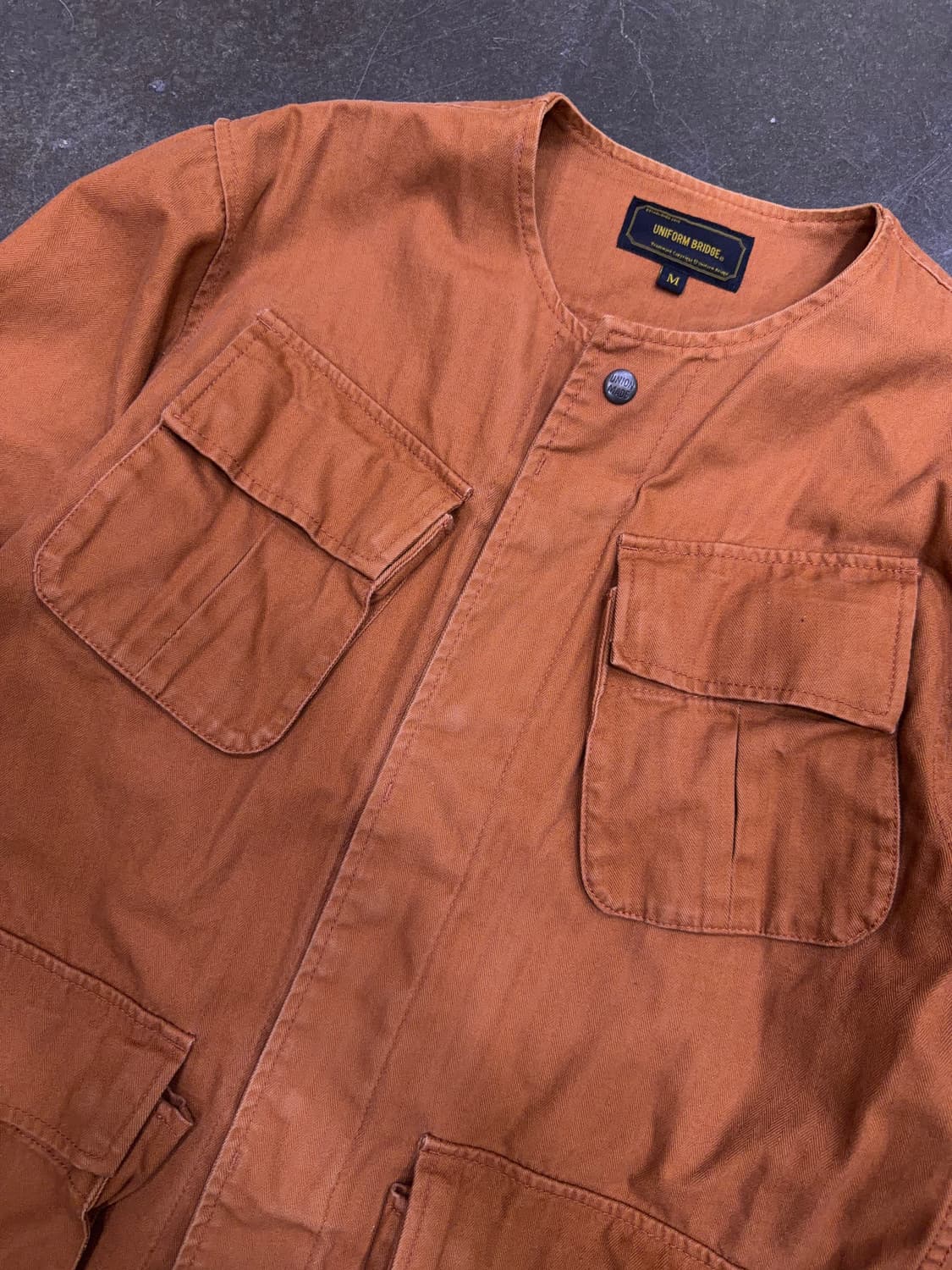 유니폼브릿지 정글 퍼티그 자켓 오렌지 M 상품이미지5
