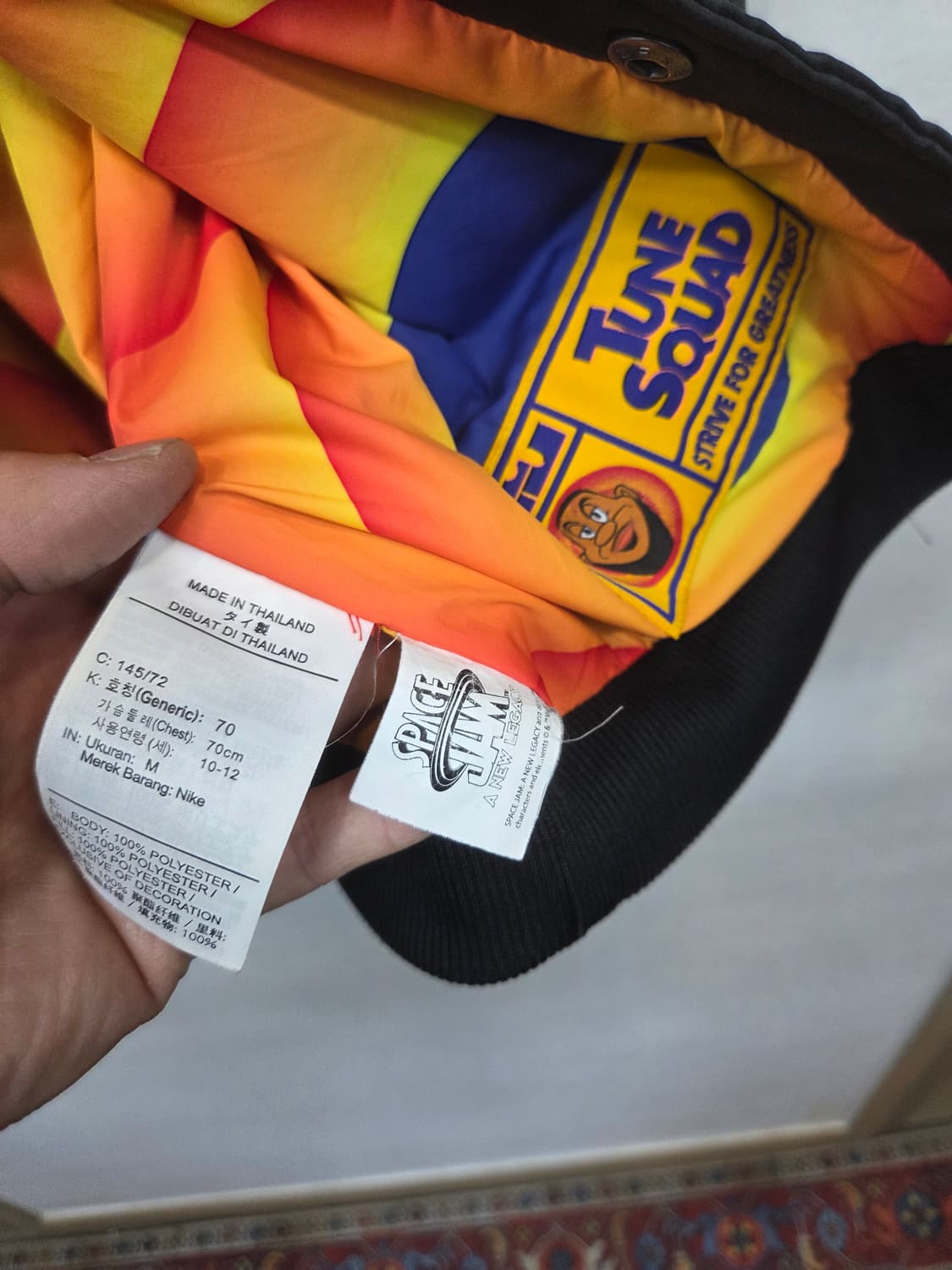 나이키 키즈 주니어 르브론 스페이스잼 스타디움 자켓 10 12 상품이미지4