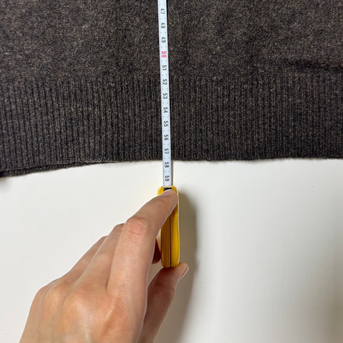 유니클로 울100% 니트 브라운 상품이미지2