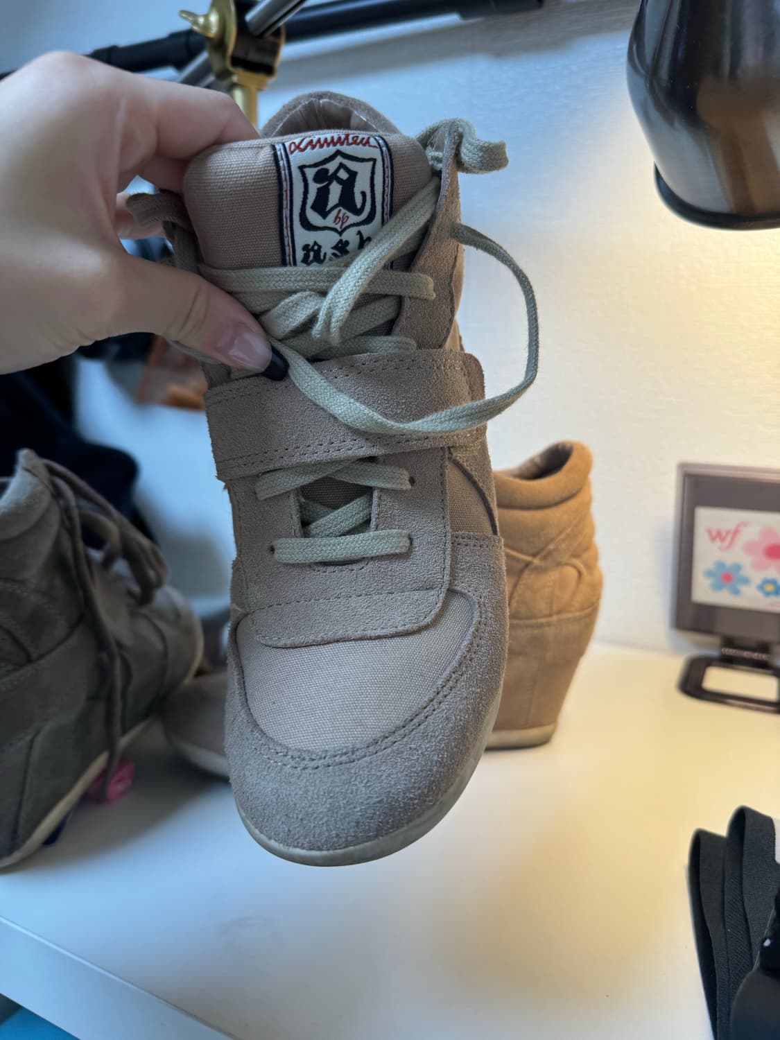 아쉬 하이탑 스니커즈 36사이즈 베이지 상품이미지2