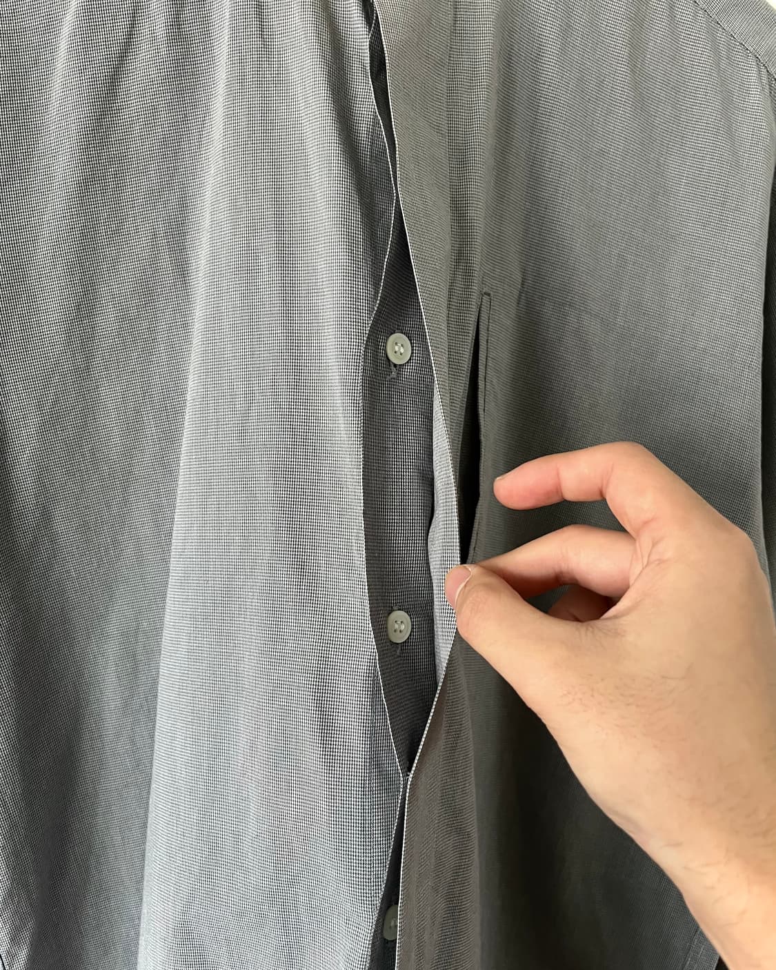 1980s ISSEY MIYAKE Old M.D.S Solid Shirt 상품이미지7