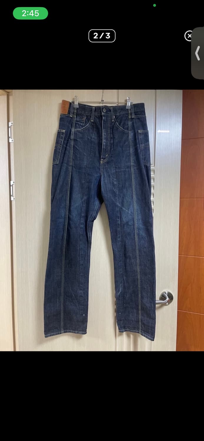 준야와타나베 리바이스 503 키드밀리 절개 데님 팬츠 상품이미지2