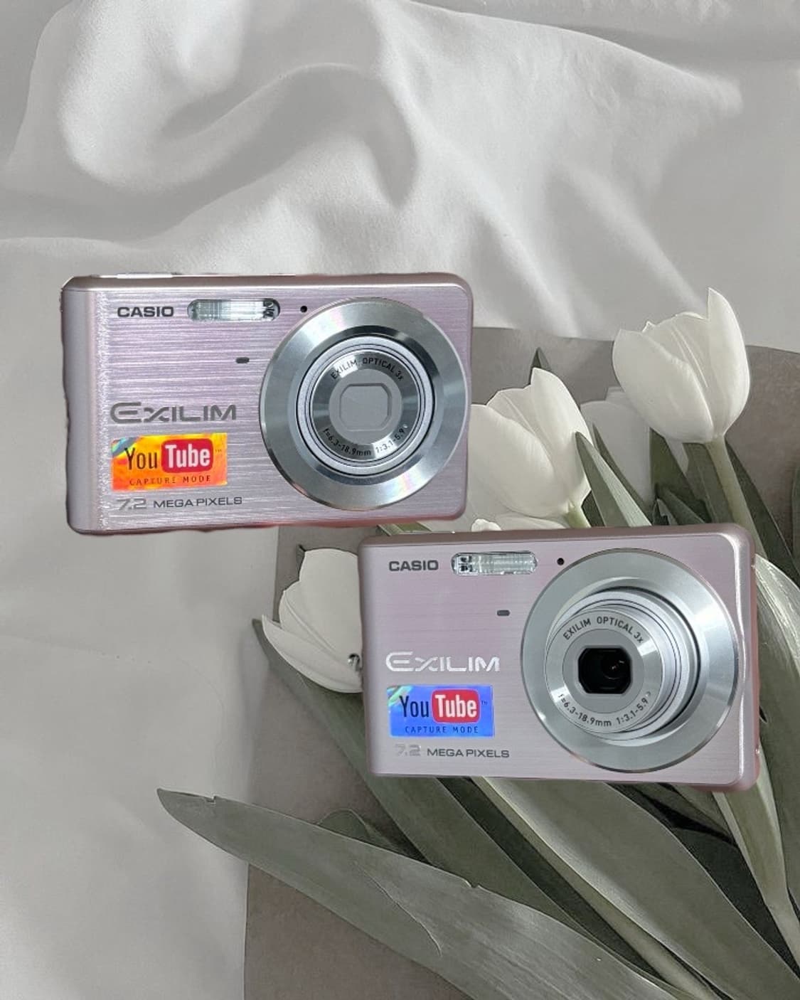 핑크) 카시오 엑슬림 EX-Z77 디카 빈티지 캠코더 /캐논 니콘 상품이미지1