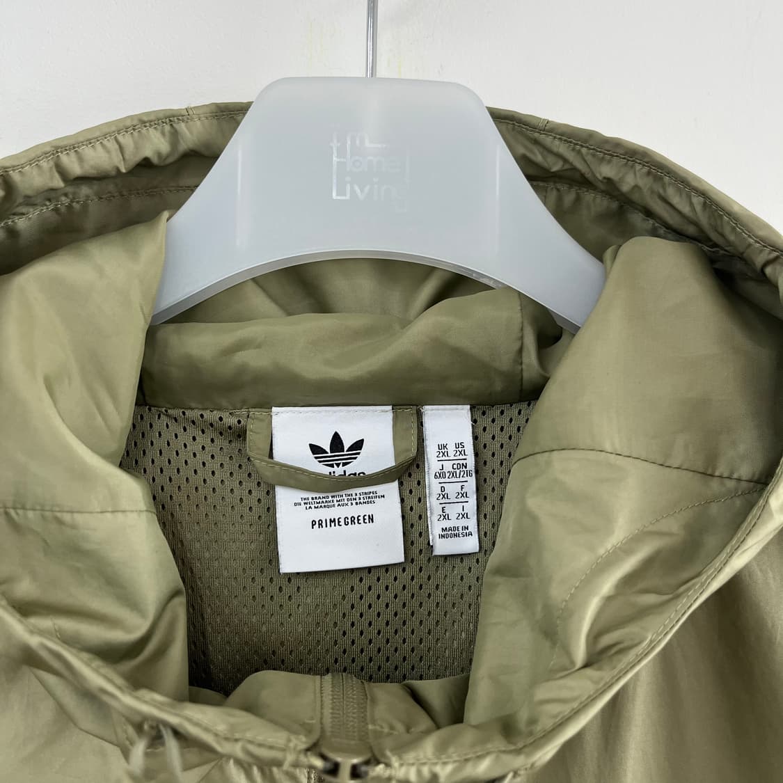 아디다스 신형 올리브 카키 윈드브레이커 자켓 상품이미지5