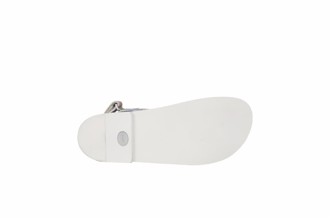 [38.5] 샤넬 여성 멀티 CC로고 벨크로 뮬 샌들 레인보우 파스텔 상품이미지6