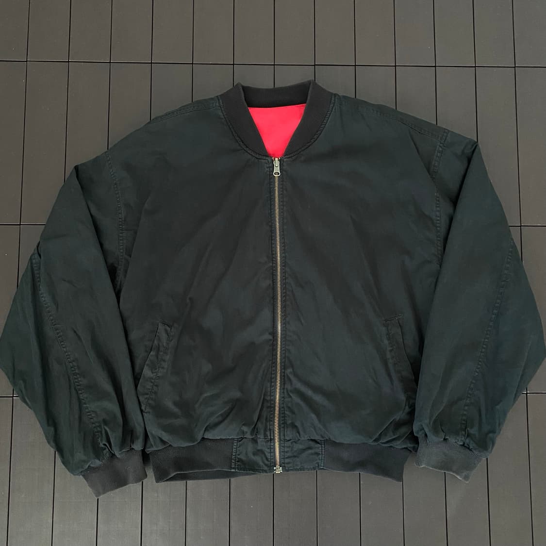 (XL) 90s 빈티지 말보로 리버시블 봄버 자켓 상품이미지2