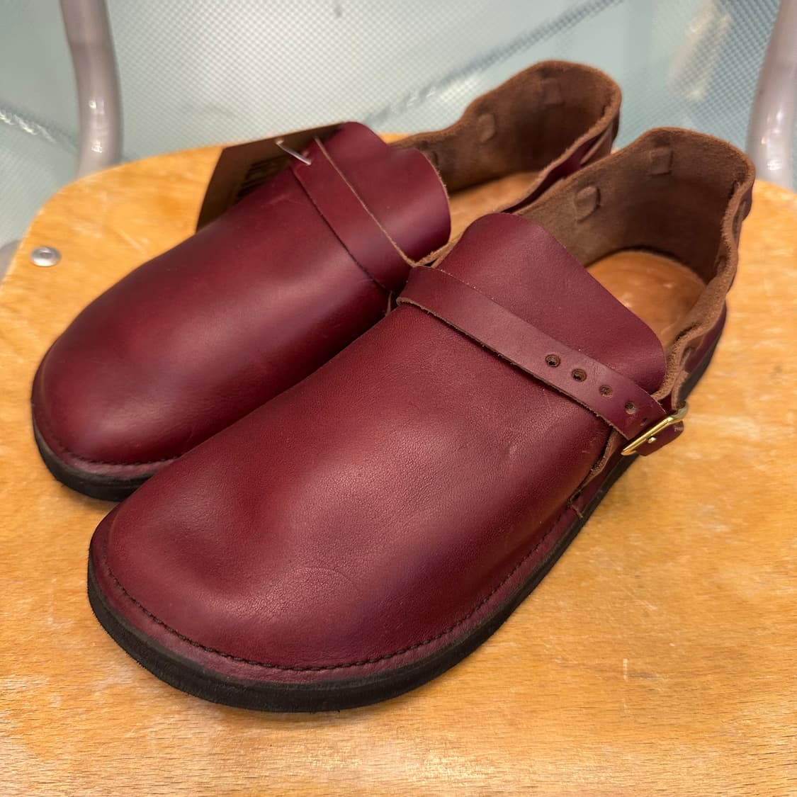 오로라슈즈 미들잉글리시 ‘버건디’ 상품이미지1