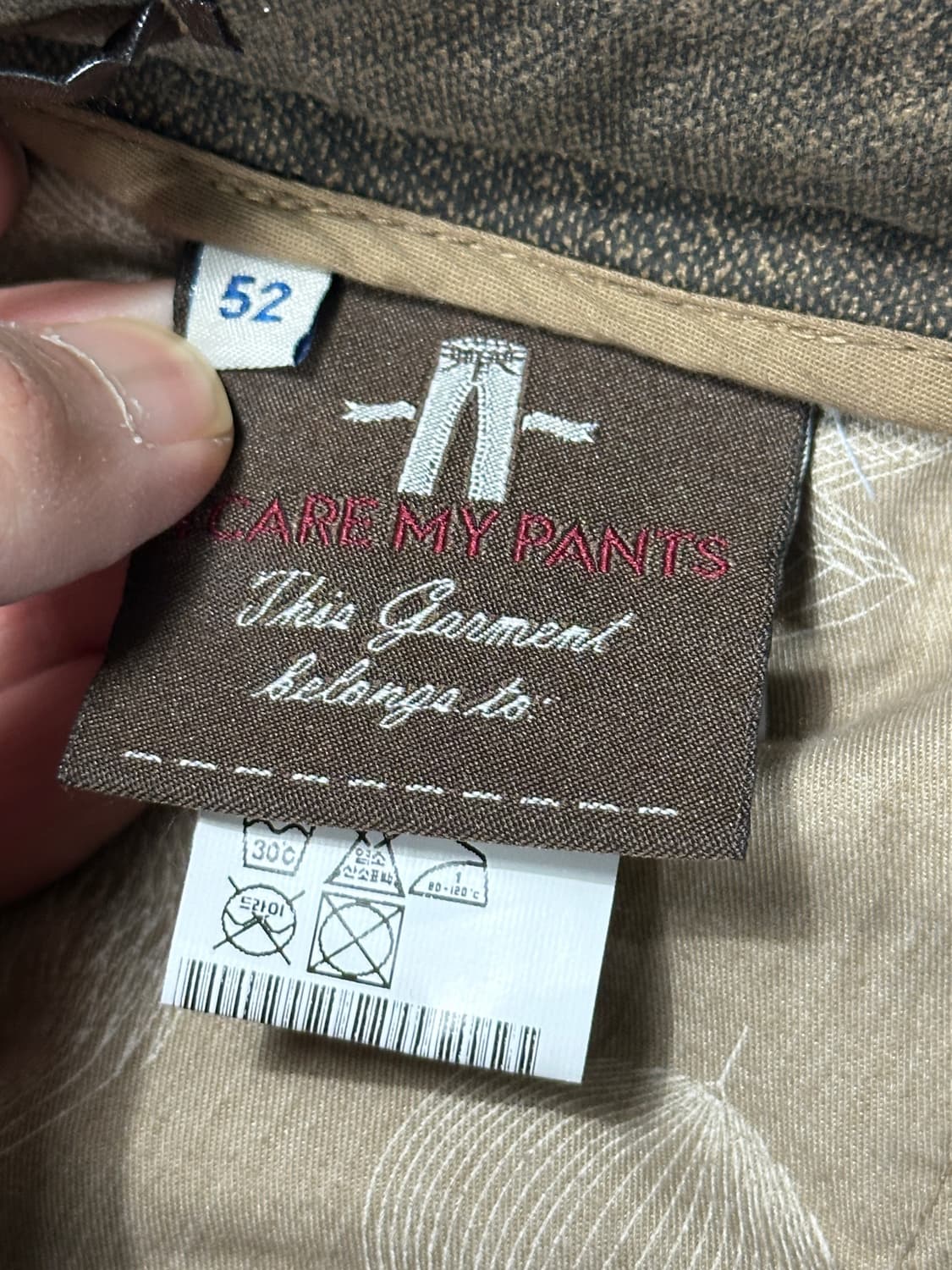 남성 새상품 이태리 베르위치 팬츠 35~36 상품이미지8