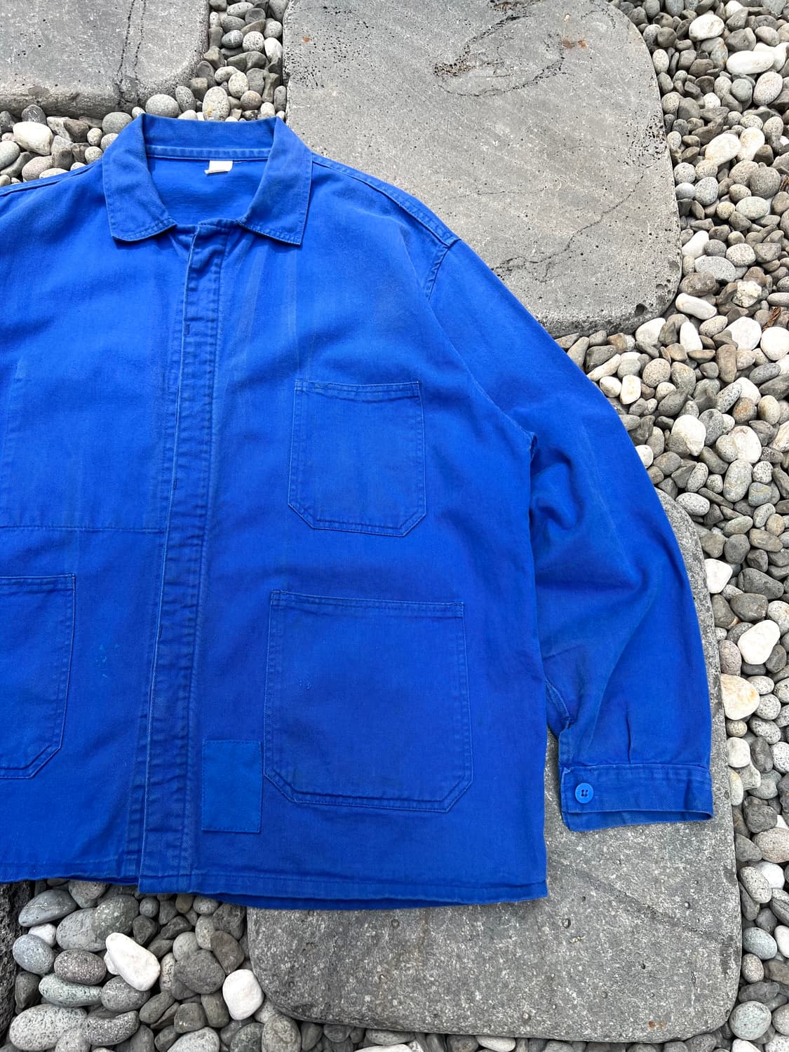 OLD VINTAGE SUN FADED WASHING 프렌치워크자켓 상품이미지4