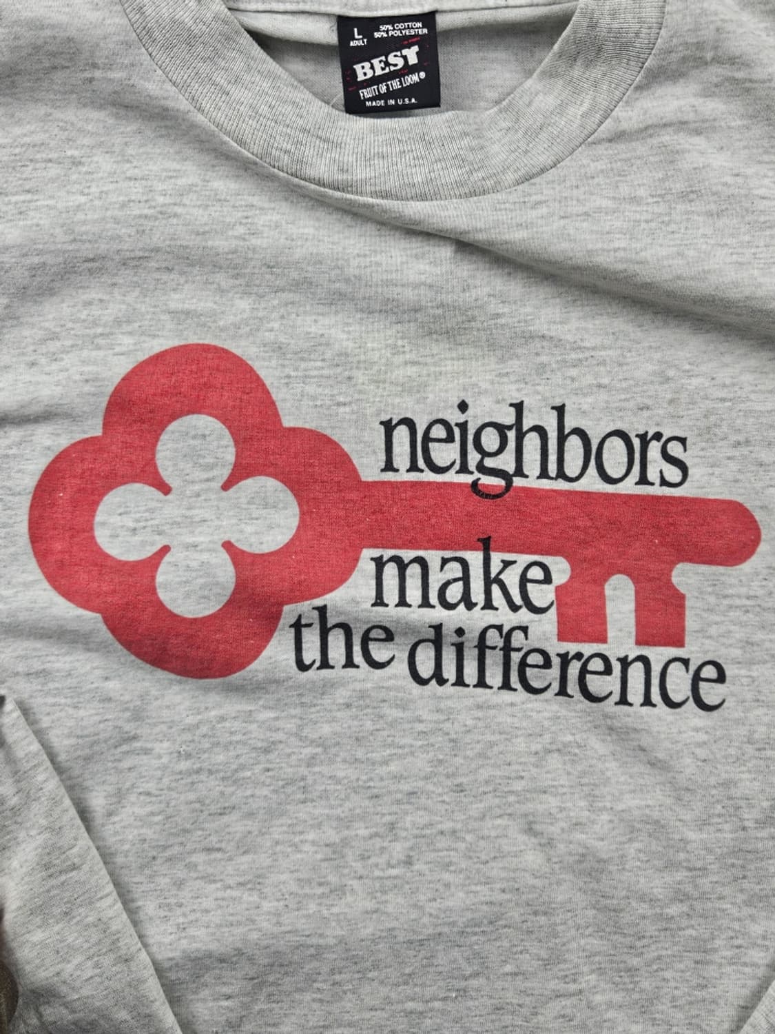 8~90's 프룻오브더룸 키뱅크 싱글스티치 롱슬리브 ( L )/11129 상품이미지8