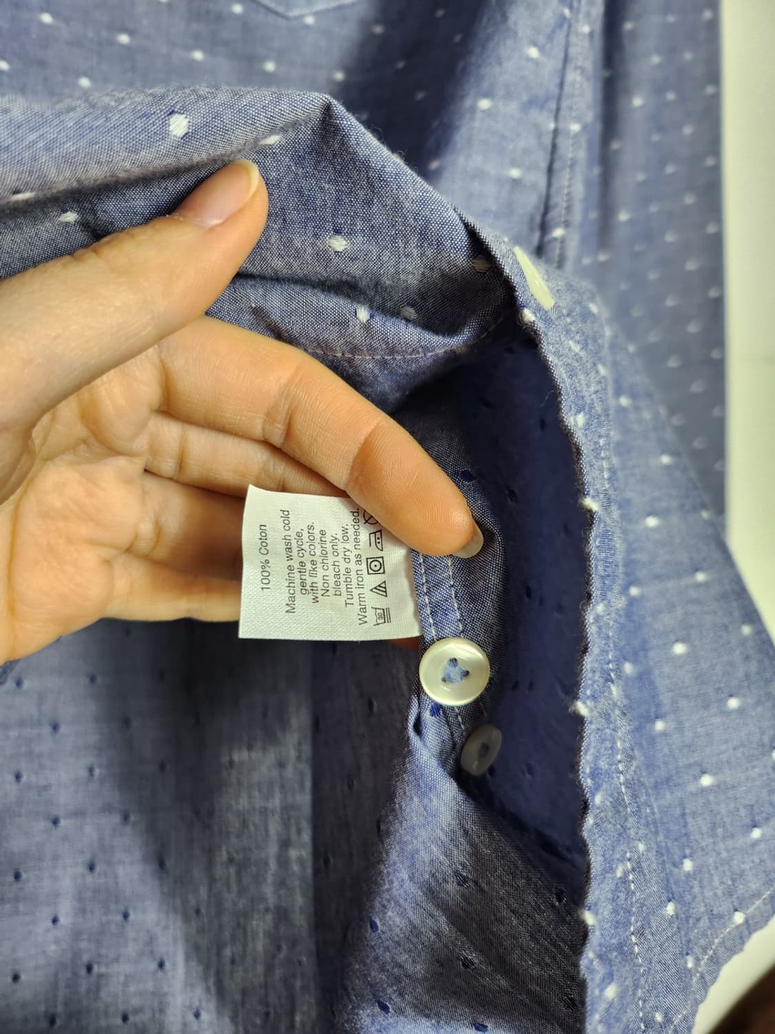 S 제이크루 블루 패턴 셔츠 상품이미지4