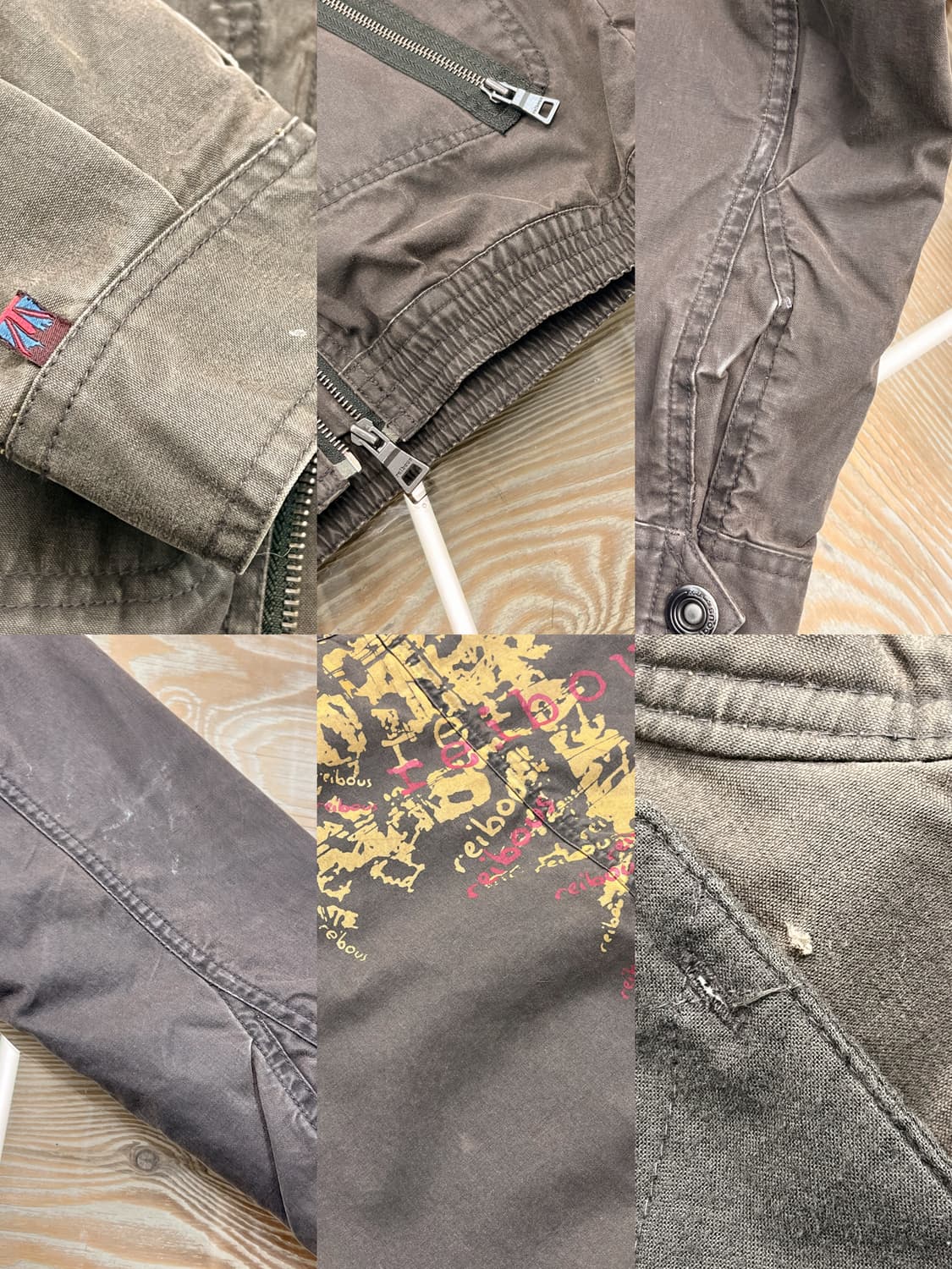 Reibous Y2K 파라슈트 집 자켓 상품이미지7