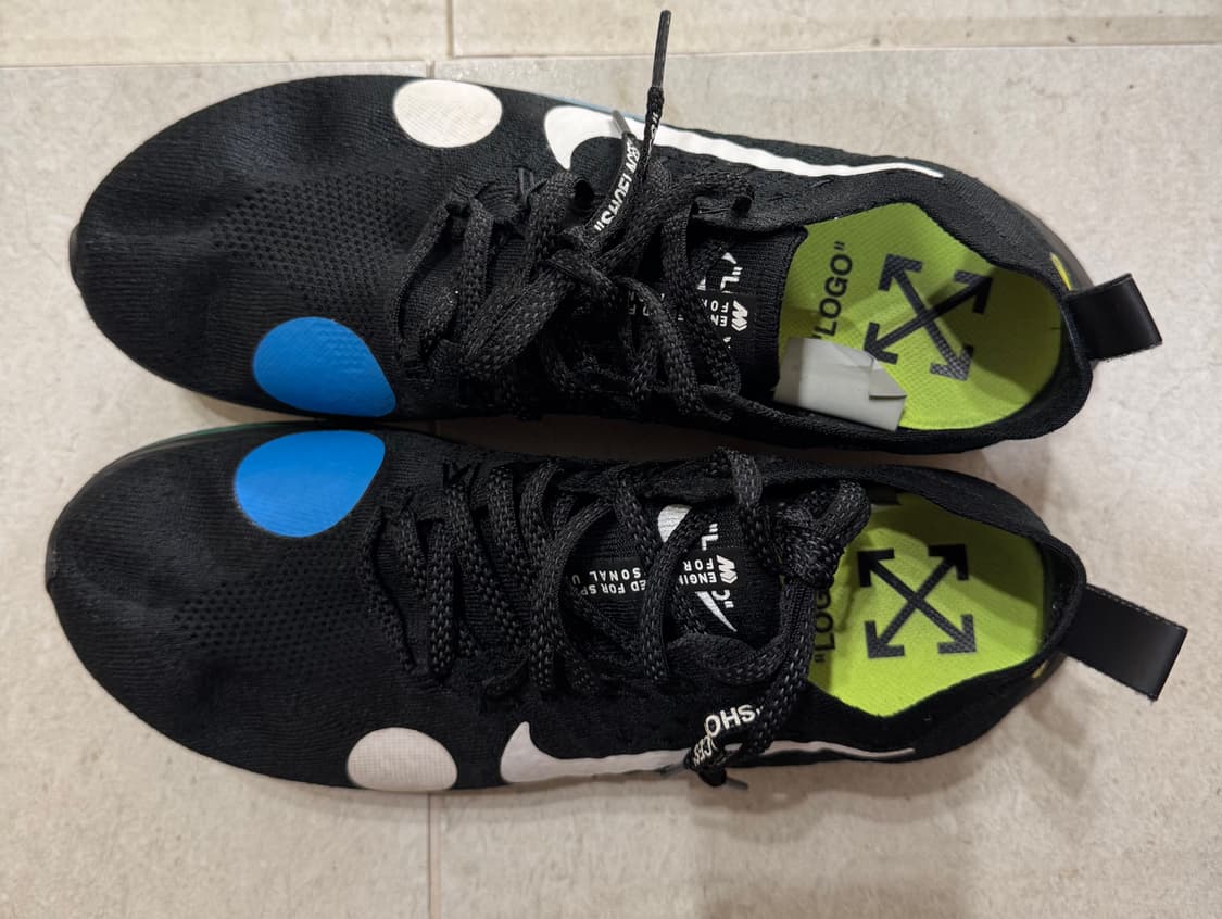 나이키 x 오프화이트 줌플라이 머큐리얼 블랙 상품이미지2