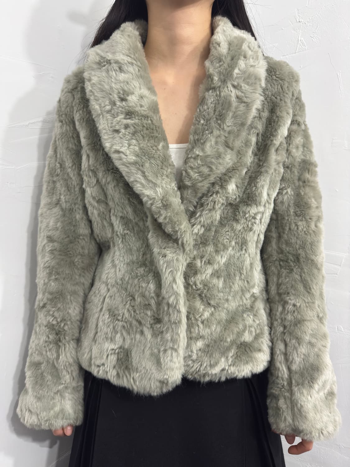 soft fur jacket 상품이미지1