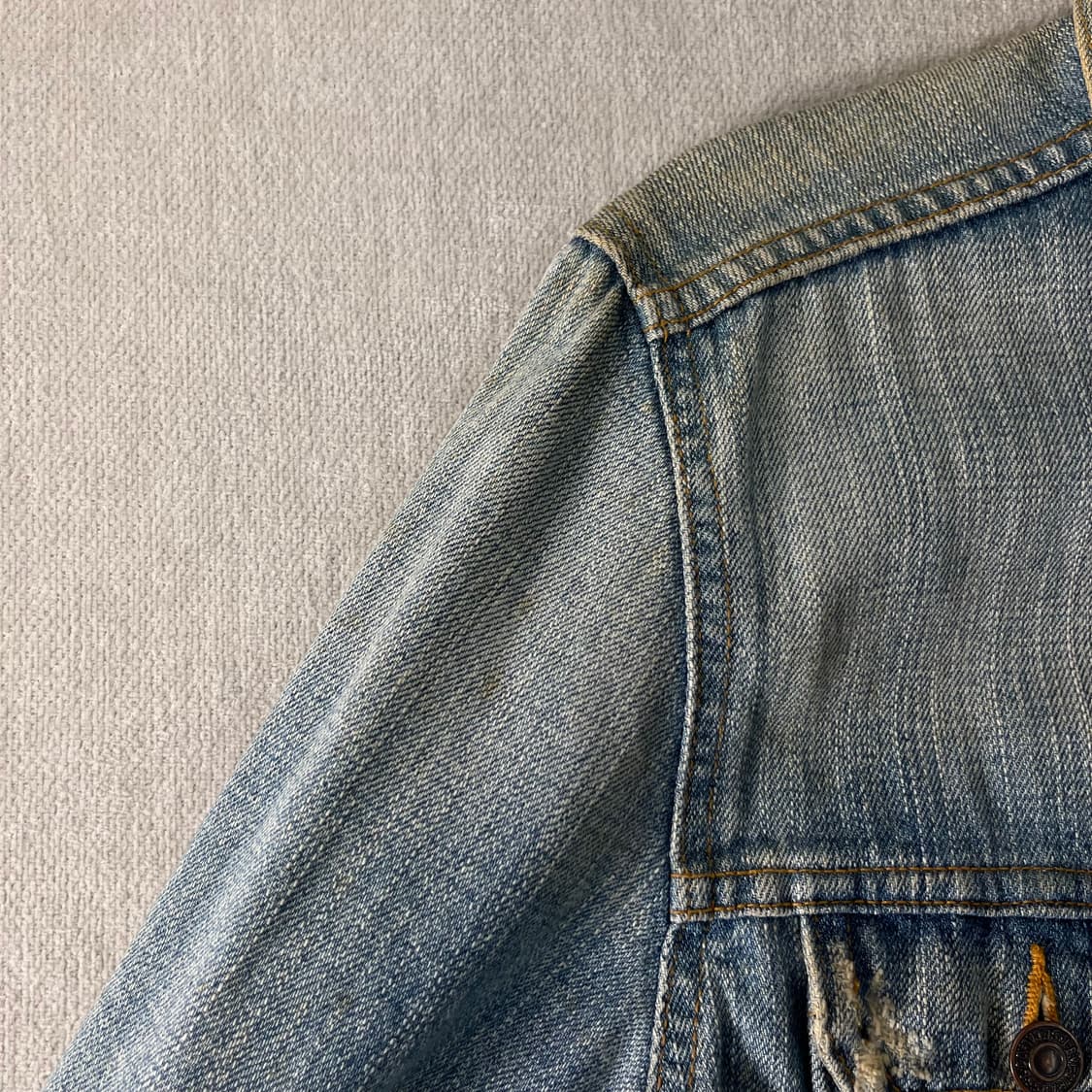 95 리바이스 00s 일본판 워시드 데님 자켓 상품이미지4