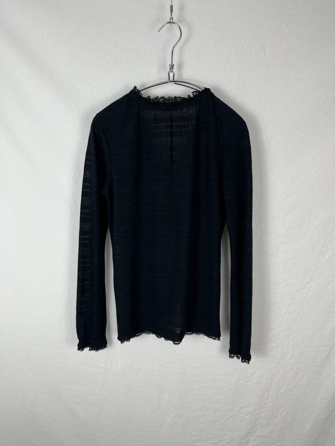 Vintage 레이스 셔링 가디건  상품이미지6