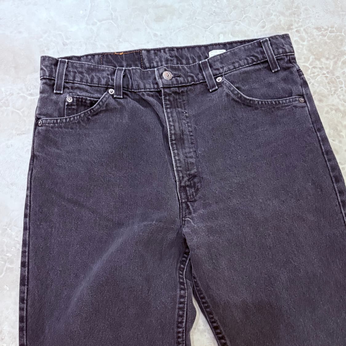 [36/34] USA 🇺🇸 리바이스 505 오렌지 탭 흑청 블랙 상품이미지2