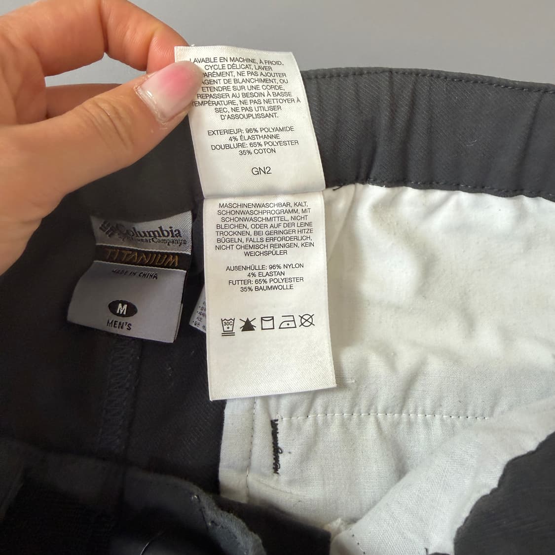 컬럼비아 차콜 더블니 카고 7부 팬츠 M 상품이미지4