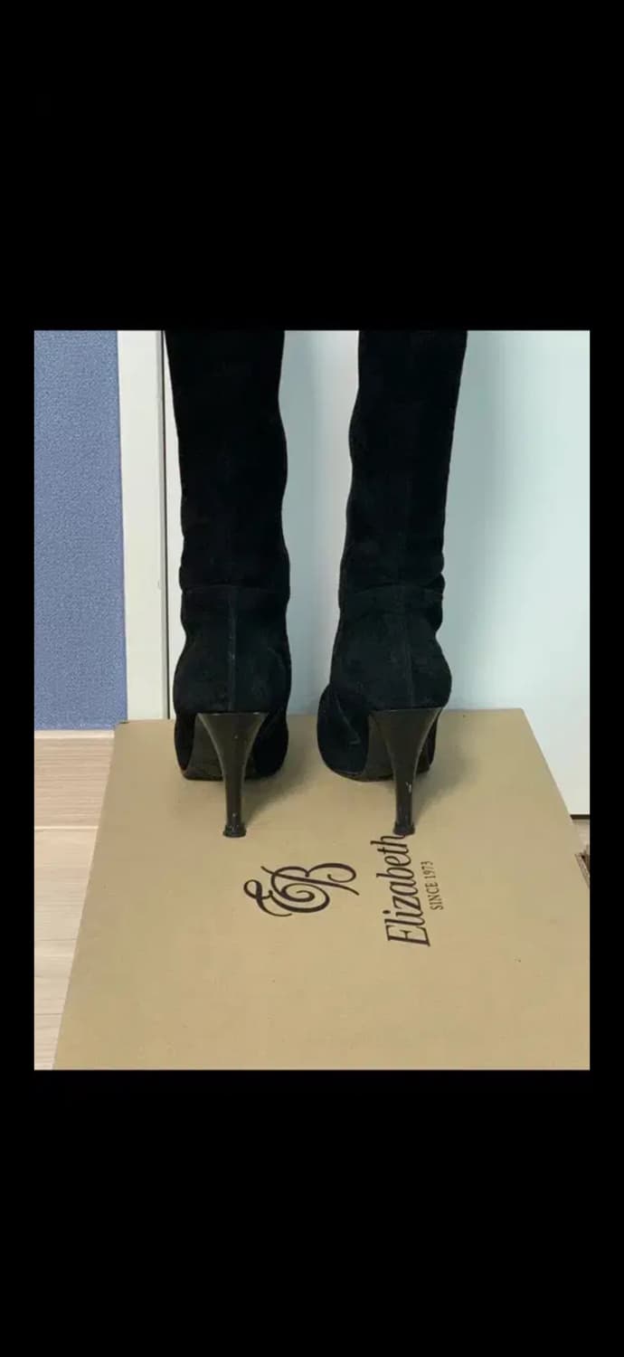 스웨이드 롱부츠  상품이미지3