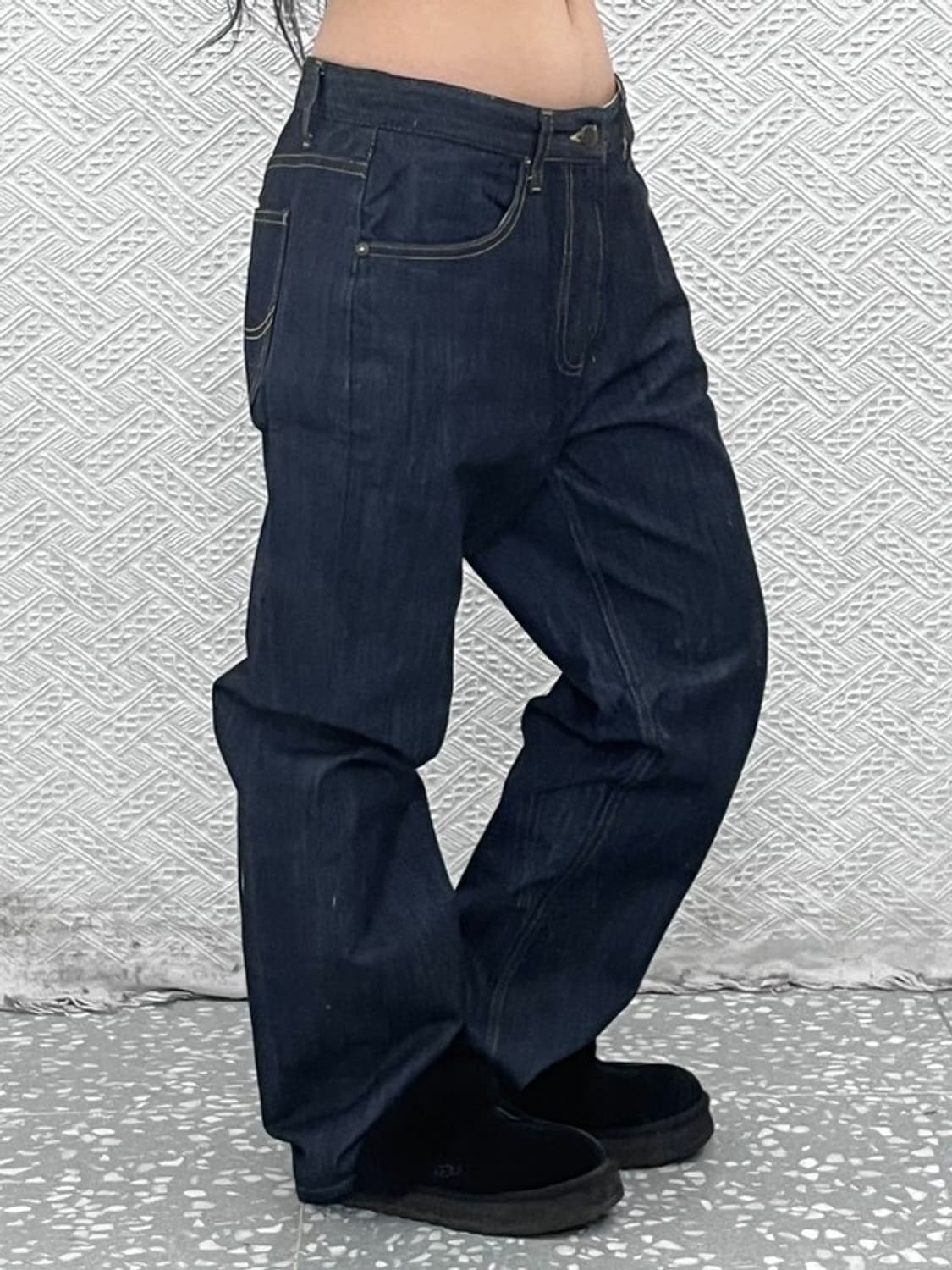 LEE 리 인디고 블루 캐주얼 생지 데님팬츠 32인치 C09321 상품이미지2