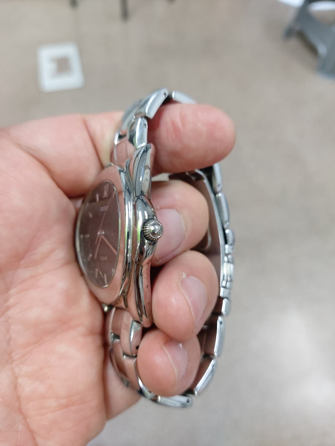 세이코 루센트 블랙 남성 시계 상품이미지2