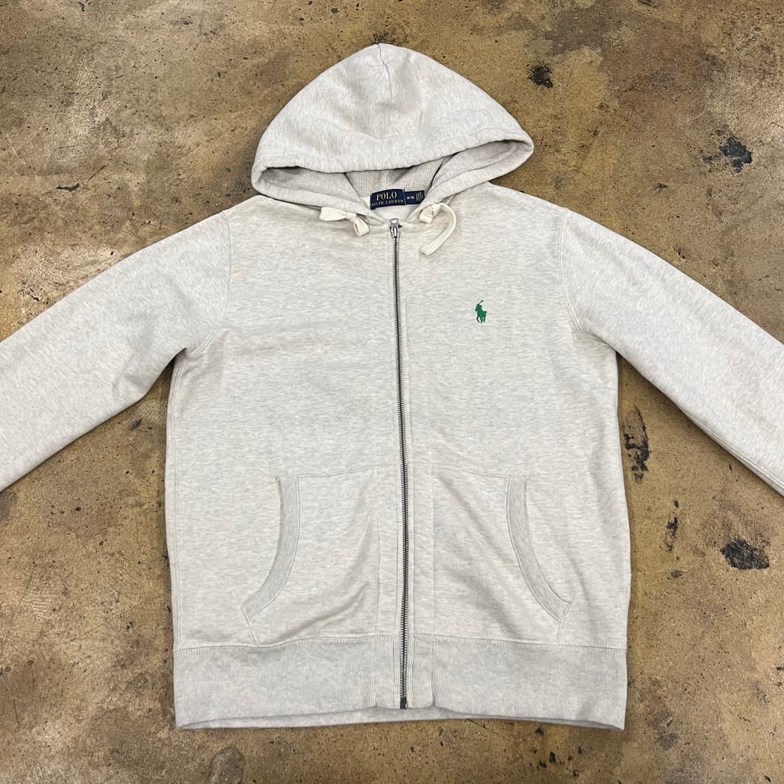폴로 랄프로렌 그레이 후드집업 상품이미지3
