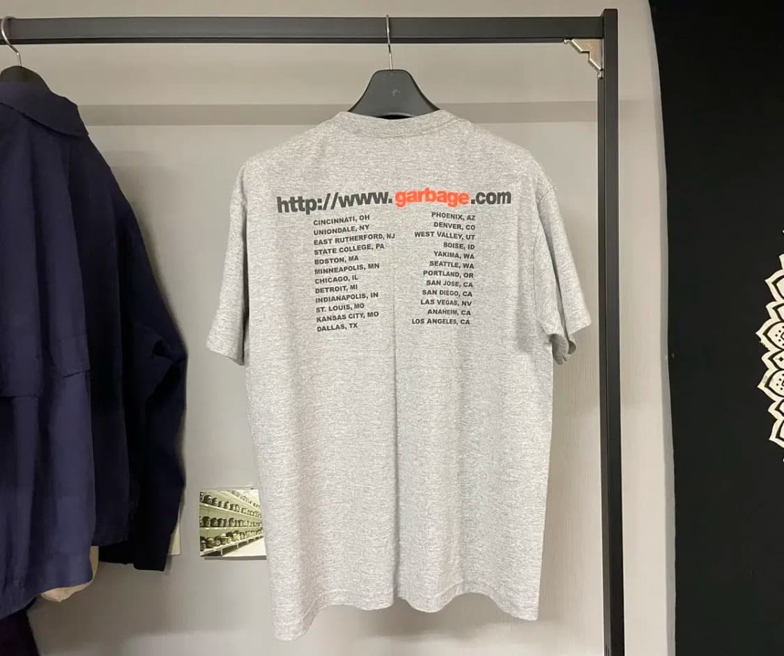 가비지 90s 밴드티 상품이미지3