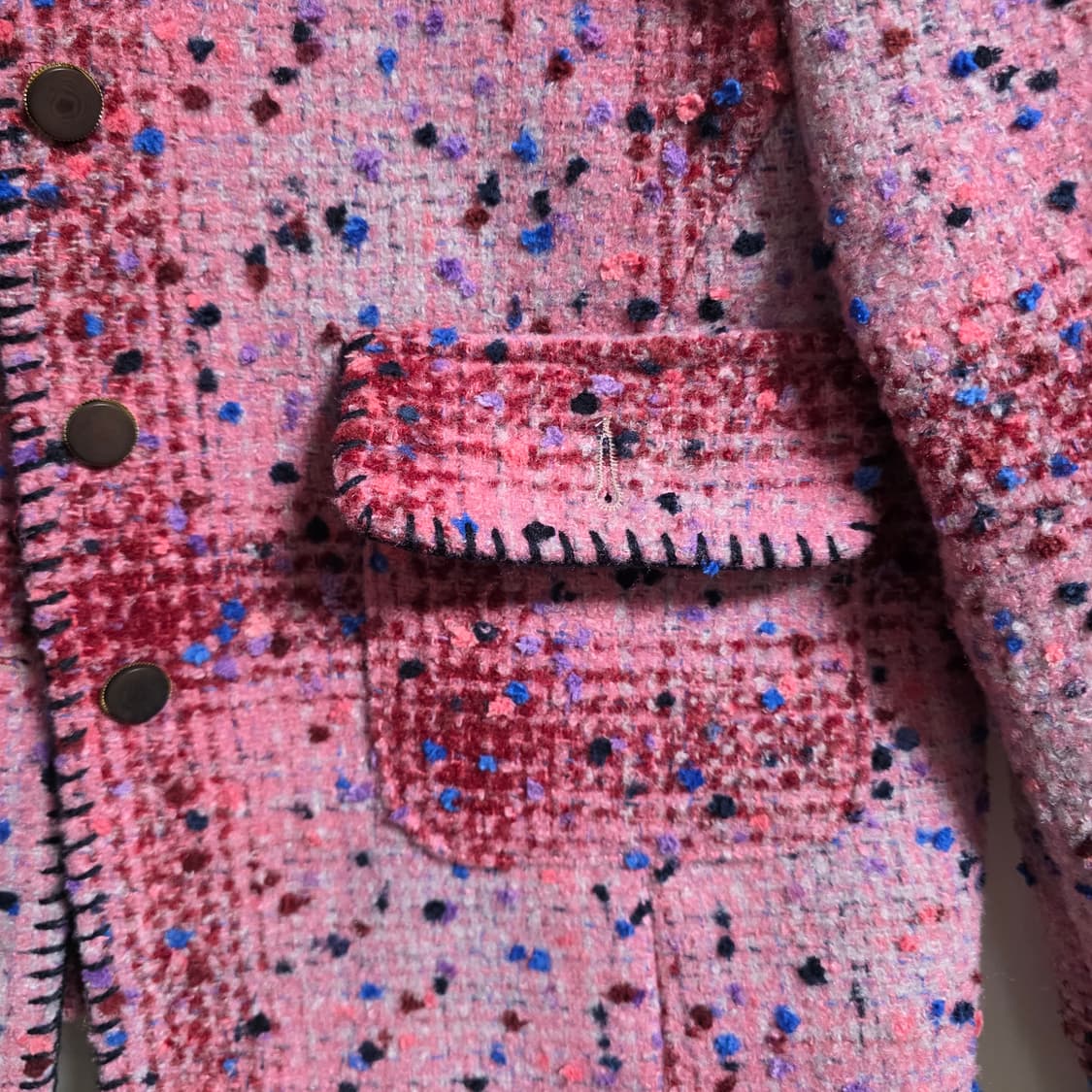 위드마이러브 태향옷장 누빔 믹스드 트위드자켓 상품이미지5