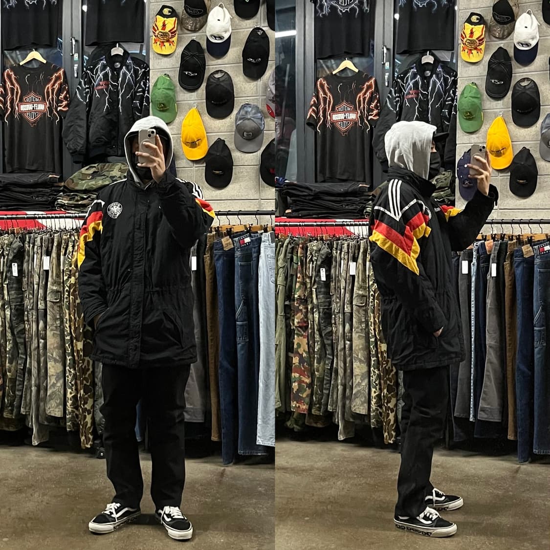 90s 아디다스 독일 국대 벤치 코트 (105) 상품이미지7