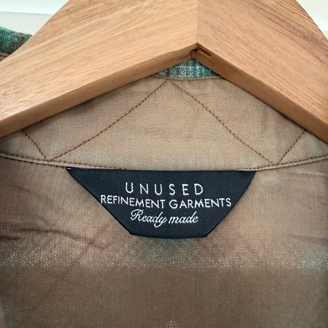 언유즈드 UNUSED 옴브레 체크 웨스턴 플란넬 셔츠 3 사이즈 상품이미지3