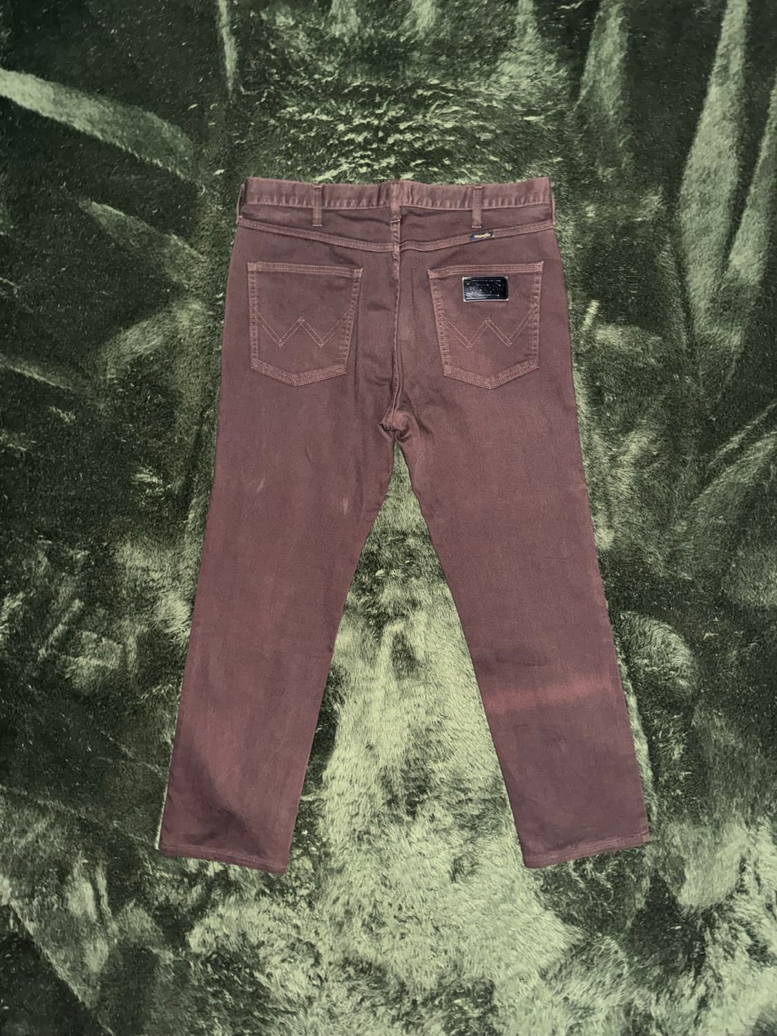 [36] WRANGLER 랭글러 재팬 워시드 코튼 팬츠 브라운 상품이미지8