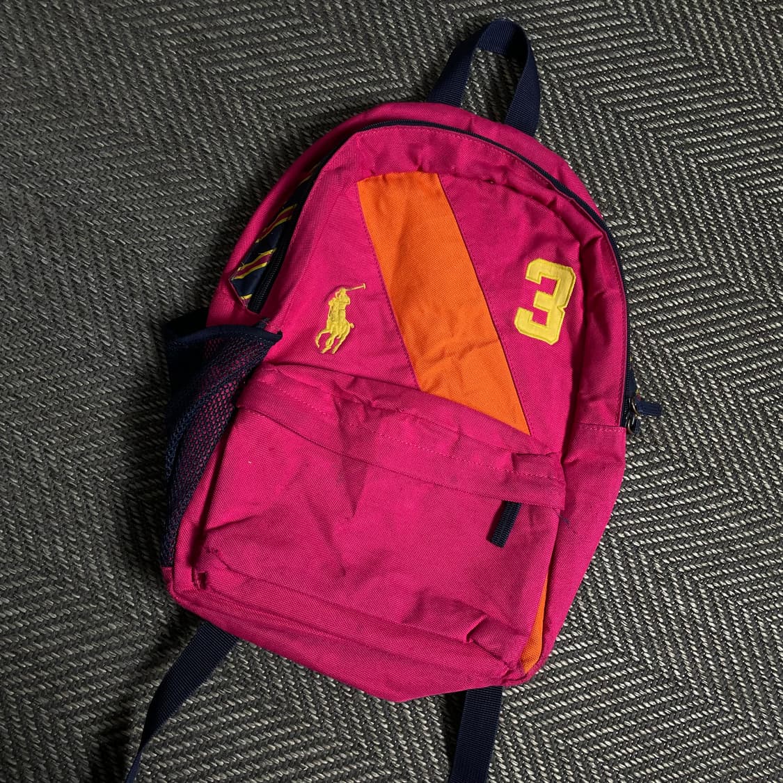 00s 폴로 랄프로렌 올드스쿨 빅포니 백팩 핑크y 4870 상품이미지1