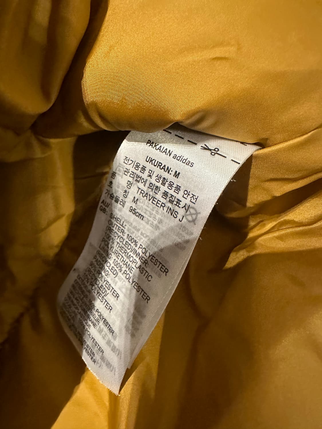 (새상품) 아디다스 트래비어 인슐레이티드 패딩 m 상품이미지3