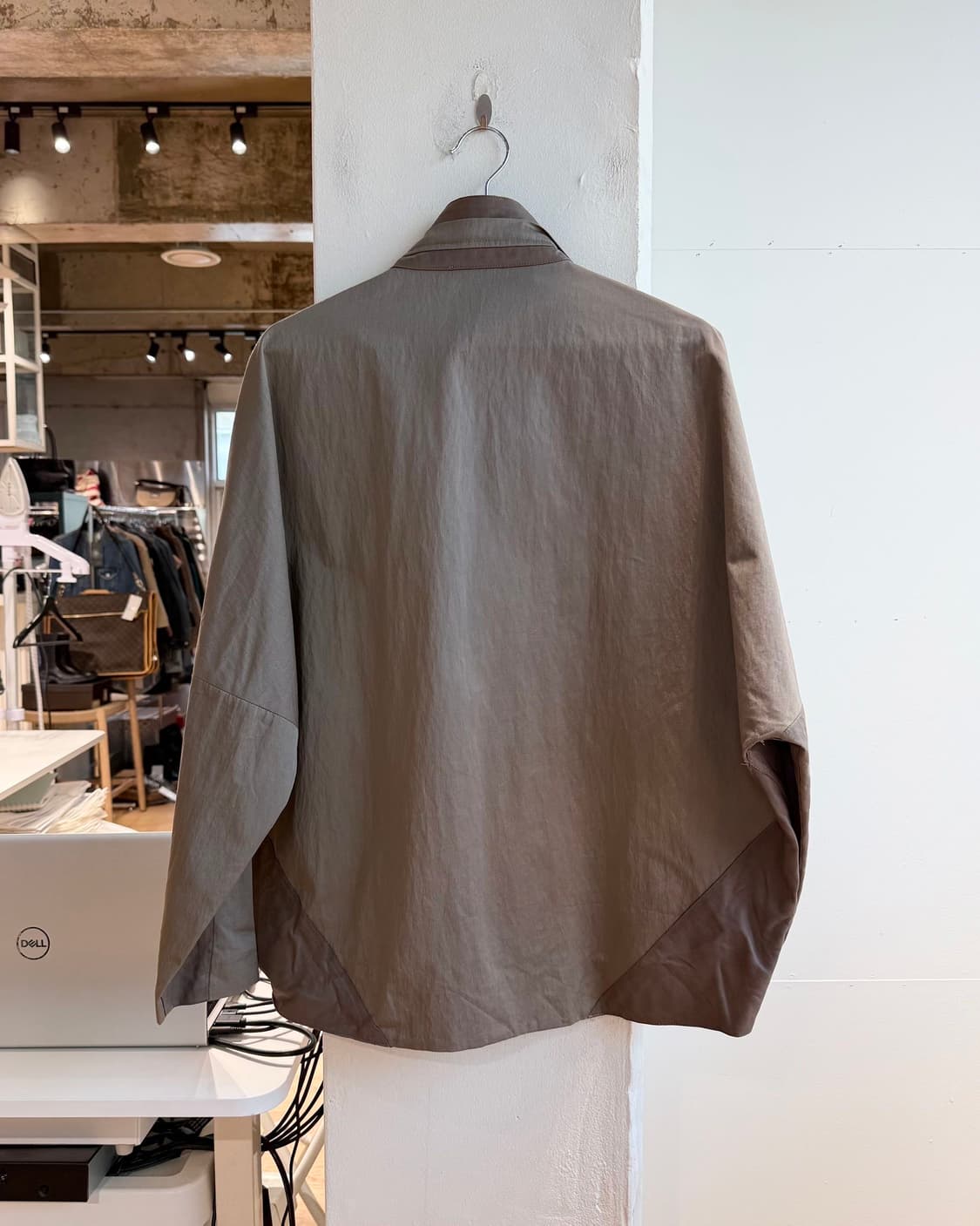 요지 야마모토 브라운 폴라마인드 나일론 자켓  상품이미지7