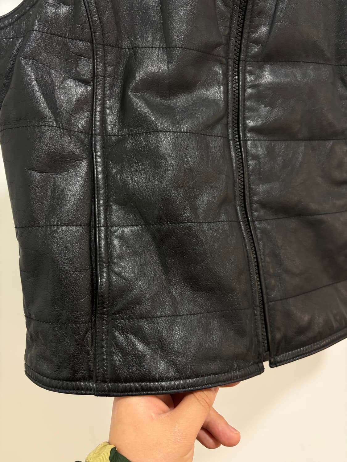 올드 갭 GAP 레더 베스트 조끼 상품이미지8