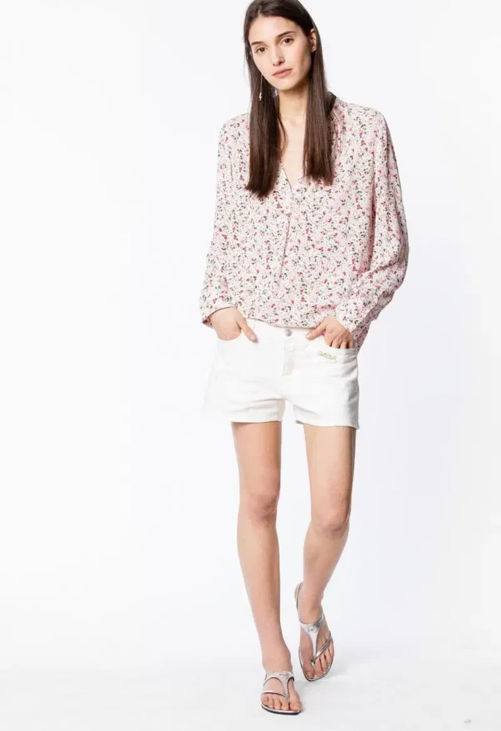 쟈딕앤볼테르 비스코스 블라우스 셔츠 상품이미지8