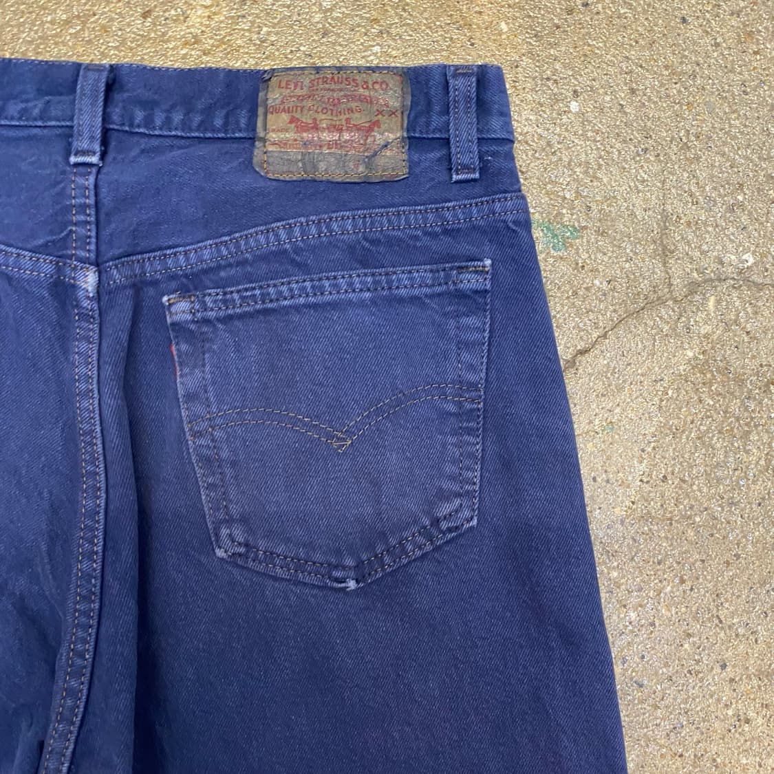 90’s Made in USA 리바이스 501 블루 데님 팬츠 상품이미지6
