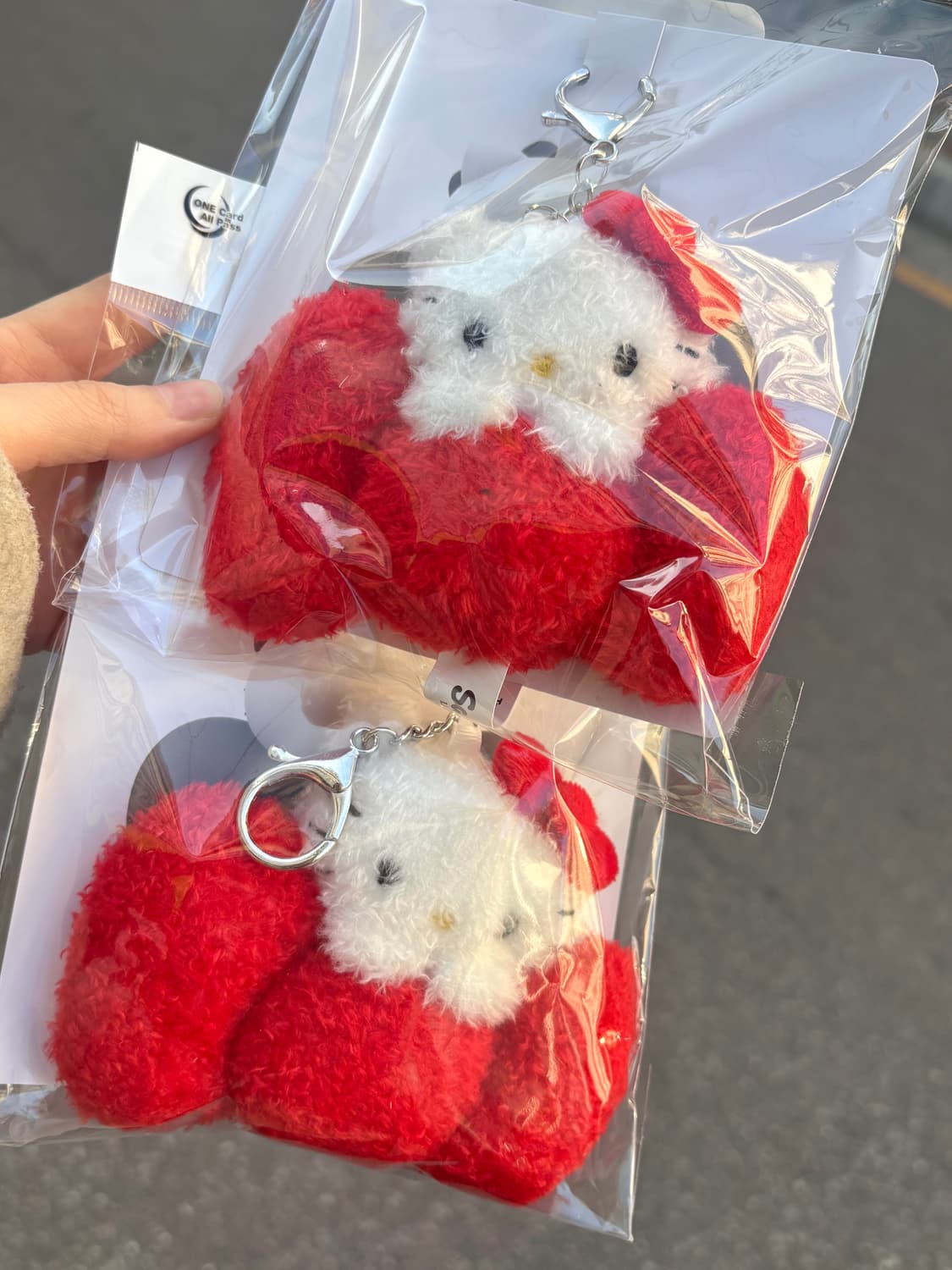 한정판 헬로키티 티머니 교통카드 키링 상품이미지1