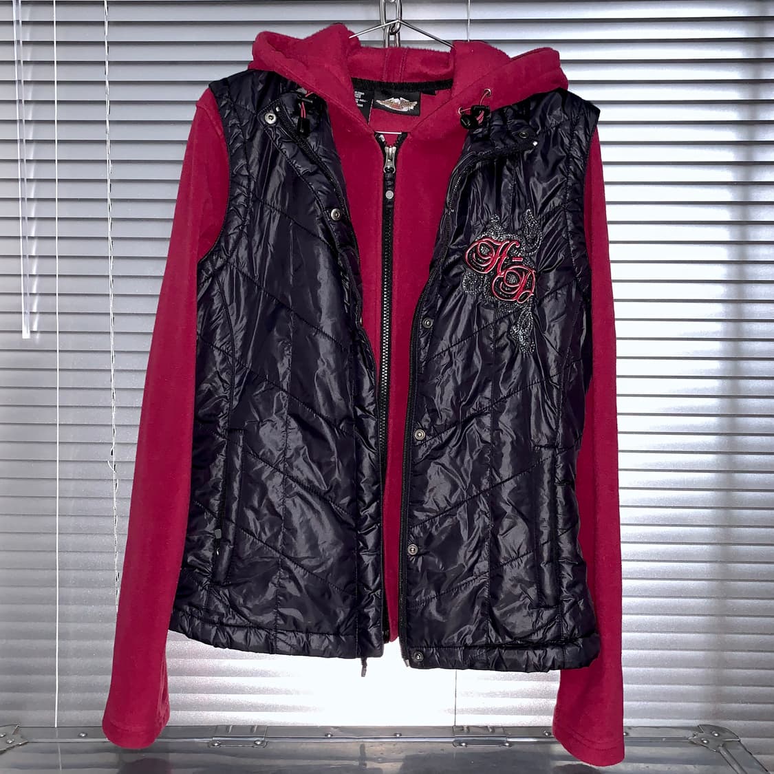 2010 빈티지 할리데이비슨 패딩 베스트 & 집업 세트 상품이미지3