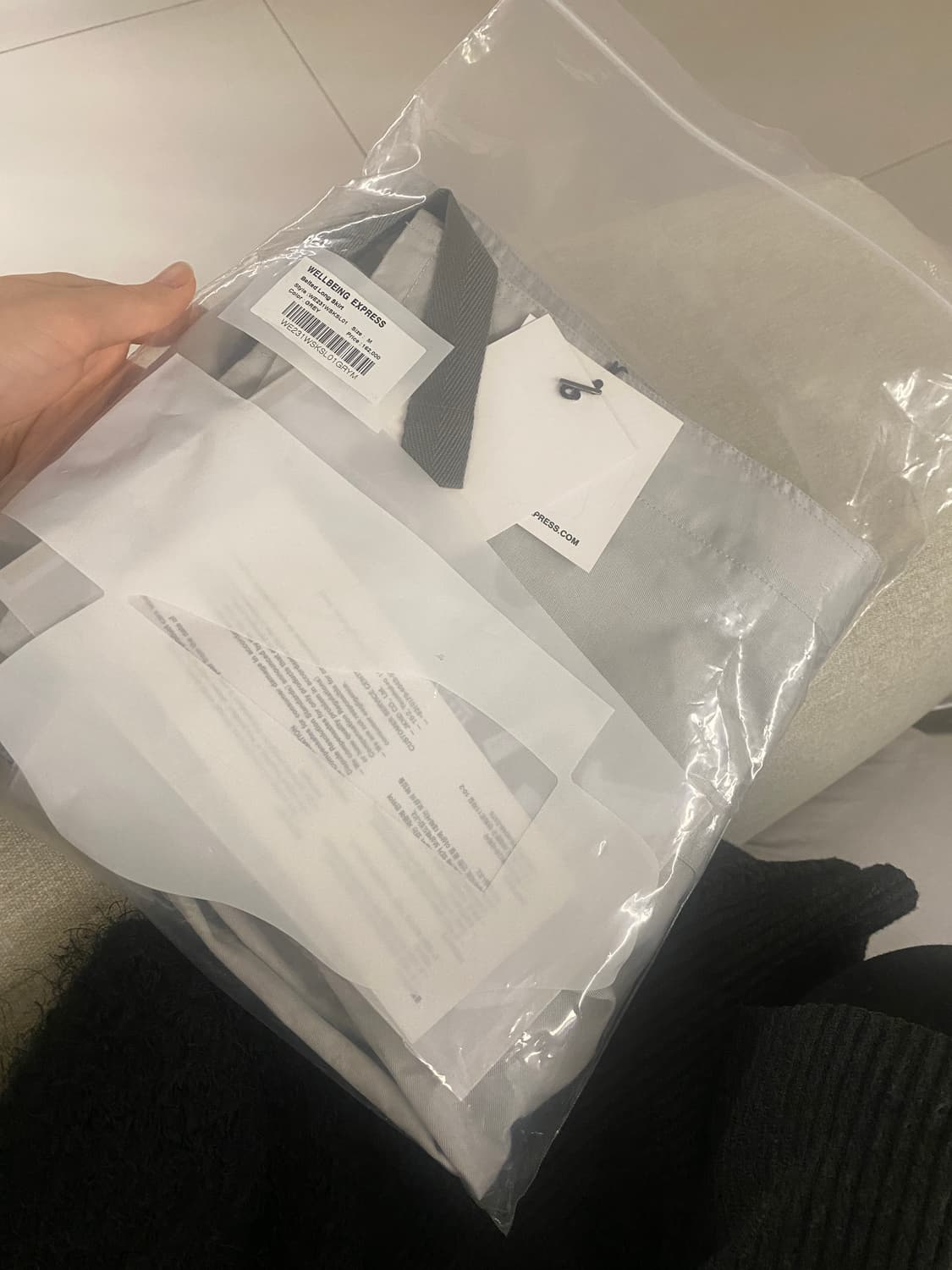 웰빙익스프레스 벨티드 롱 스커트 상품이미지9